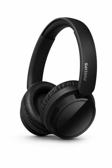 Philips TAH5209BK/00 Bluetooth 5.3 Kablosuz Kulak Üstü Kulaklık, 65 Saat, Mikrofonlu, Siyah ürün görseli 1