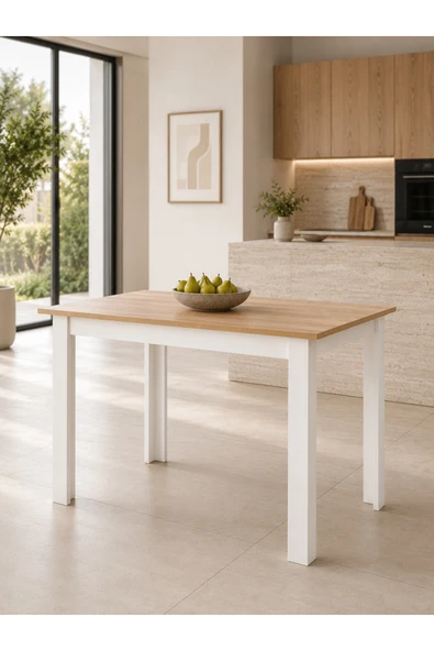 Unisoft Yemek Masası Mutfak Masası 4 Kişilik Masa Çalışma Balkon Masası Namur ürün görseli 1