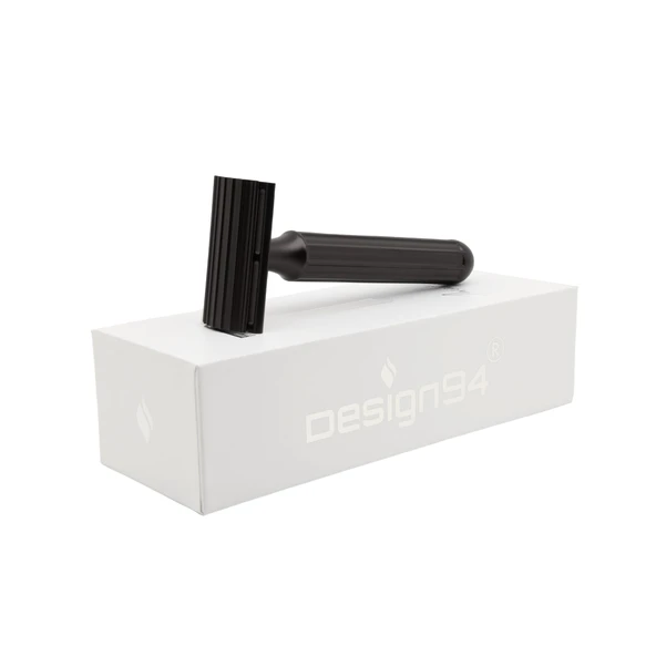 Design94 Aviation94 Black Beach tıraş makinesi alüminyumdan yapılmıştır ürün görseli 1