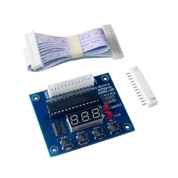 TADZKKIWM XLR - 3 Pin LED Terminal Adaptörü 5 Pin XLR3-3P RJ45-3P XLR5-3P ADDR2 Dekoder Aksesuarları Röle Anahtarı Denetleyicisi (ADDR2-LED) ürün görseli 1