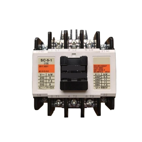 UOUOBEAR güç kontaktörü AC kontaktörü SC-5-1 [19] 110V 220V 380V (SC-5-1 2NO, AC200-240V) ürün görseli 1
