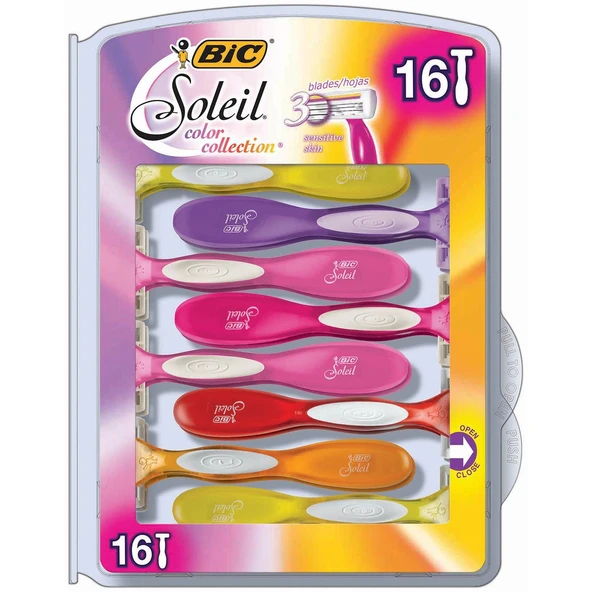 BIC 580068 Soleil Color Collection Tıraş Makinesi ürün görseli 1