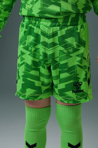 Hummel Line Kaleci Şort Neon Yeşil Çocuk ürün görseli 1