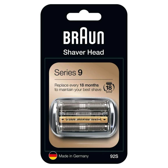 Braun 4210201153405 elektrikli tıraş makinesi yedek parçası 92S, gümüş ürün görseli 1