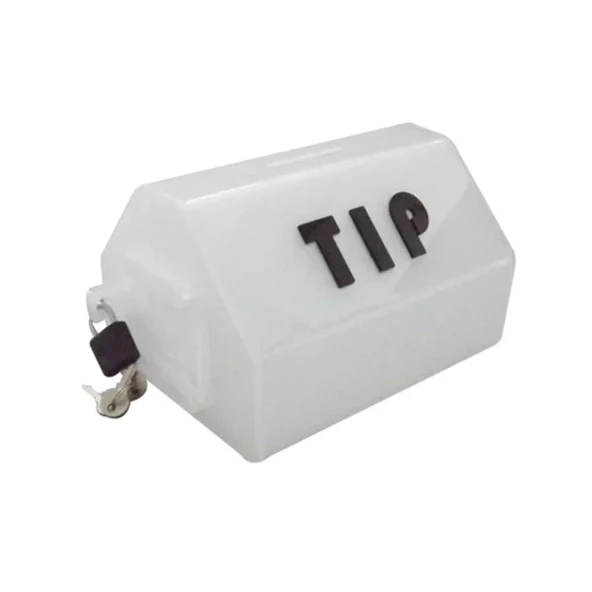 Beyaz Tipbox Bahşiş Kutusu 15x10xh11cm ürün görseli 1