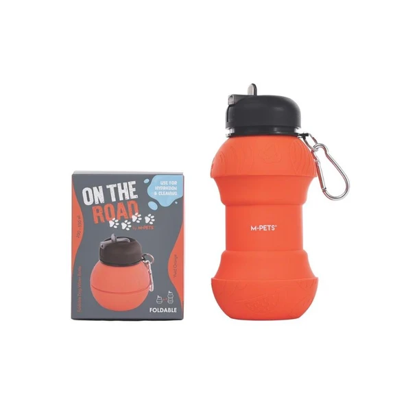 M-Pets On The Road Katlanabilen Seyahat Suluğu 200-550 Ml ürün görseli 1