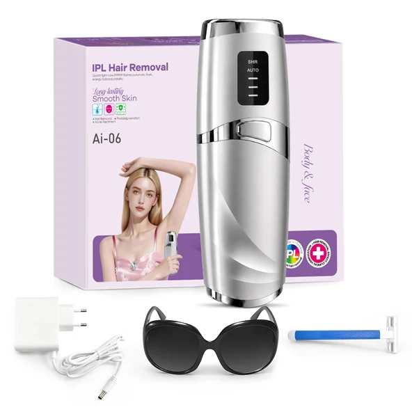 IPL cihazları epilasyon, ağrısız lazer epilasyon, vücut, yüz ve bikini bölgesi için IPL cihazı, 3 enerji seviyesi, 999999 ışık darbesi, kadın ve erkek evde kullanım için tüy dökücü ürün görseli 1