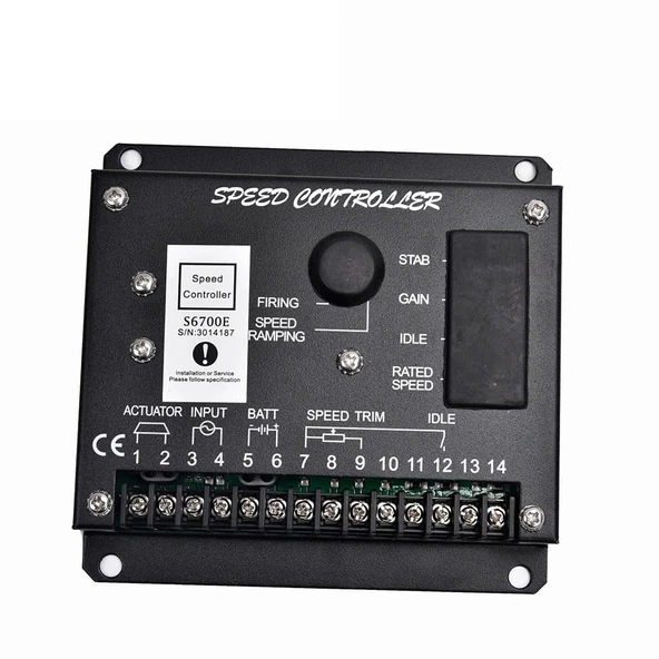 S6700H S6700E Hız Kontrol Cihazı Güç Dizel Jeneratör Kontrol Modülü Motor Valisi Tahrik Motoru Regülatörü Jeneratör Parçaları(S6700E) ürün görseli 1