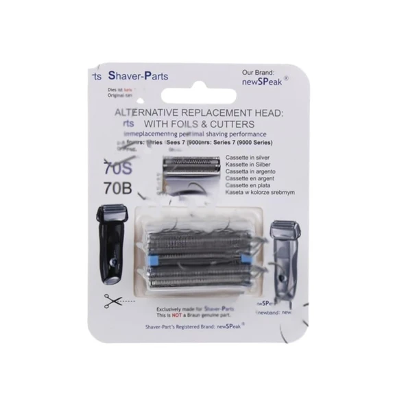 SOS ACCESSOIRE Pulsonic Series 7 70S tıraş makineleri, saç kesme makineleri için tıraş başlığı Braun 81387979 ürün görseli 1