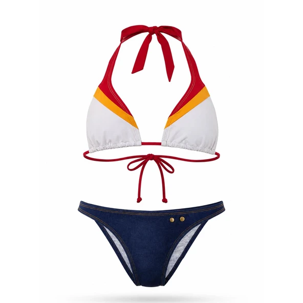 Speedo Universal 2 Pce Triangle Splice String Bikini Sp8032754894 ürün görseli 1