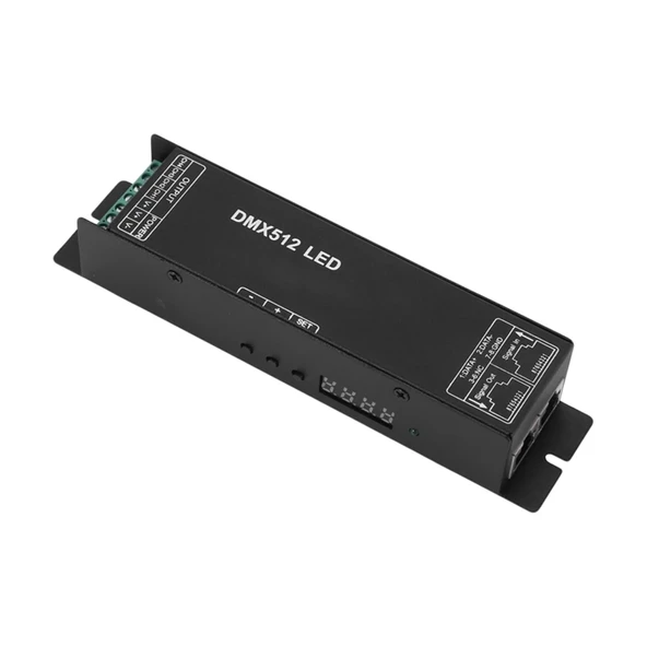 TADZKKIWM 512 Dijital Ekran Dekoder Karartma Sürücüsü DMX512 Denetleyici LED Işık Şeritleri için Uygun DC12-24V 20A ürün görseli 1