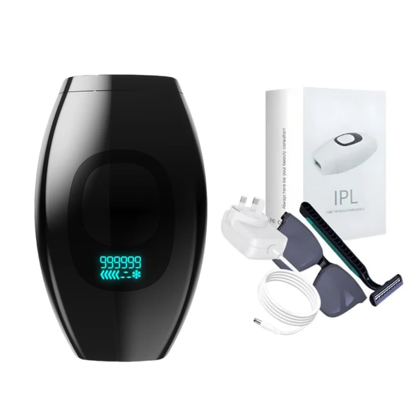hautlux Blitzhaut IPL lazer epilasyon cihazı erkek ve kadınlara yönelik IPL epilasyon cihazı, vücut, yüz ve bikini bölgesi için ağrısız epilasyon, 999.999 flaş ışığı ürün görseli 1