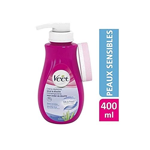 VEET vücut ve bacaklar için duşta tüy dökücü krem ​​- hassas ciltler - 400 ml - 5 adet ürün görseli 1