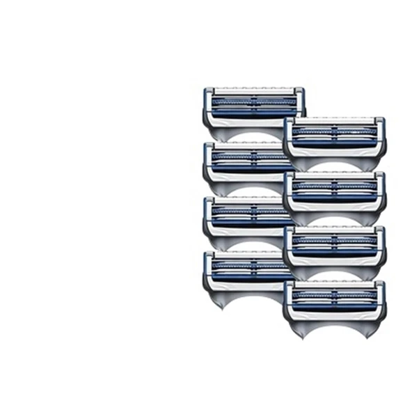 Gillette SkinGuard Erkek Sakal Tıraş Makinesi ile uyumlu, Hassas Cilt Tıraşı, 2-12 Yedek Tıraş Başlığı, Yedek Bıçak, 2 Katlı (8 Bıçak) ürün görseli 1