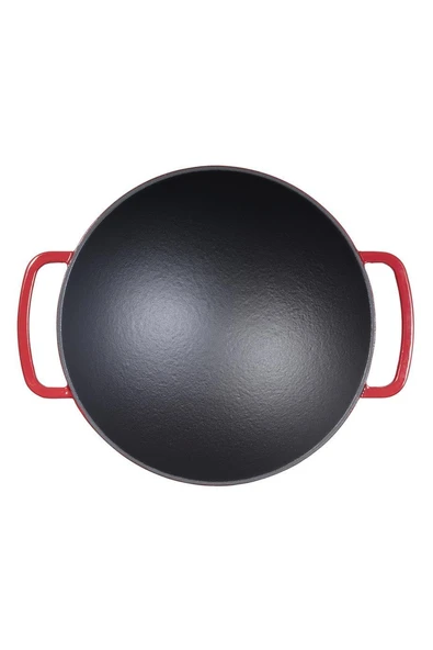 Sürel 28 cm Yuvarlak Wok Tava Degrade Kırmızı ürün görseli 1