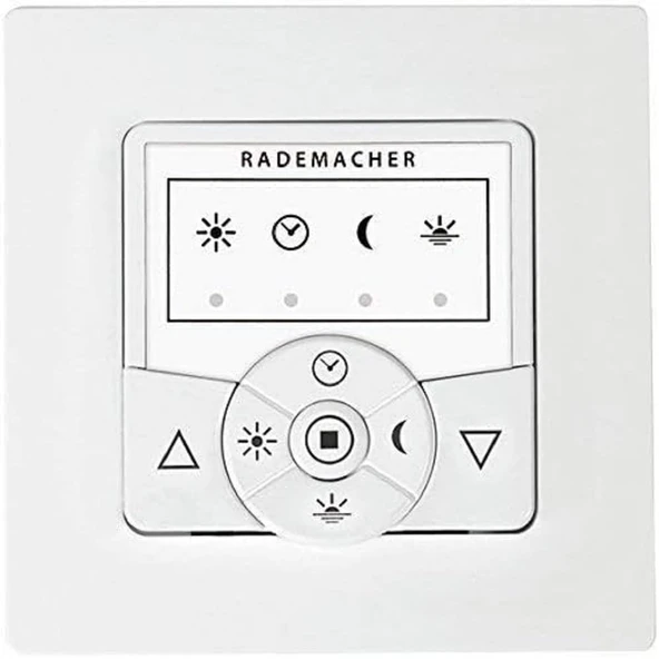 Rademacher Troll Basis DuoFern 5615-UW - panjurlar ve boru şeklindeki motor için radyo zamanlayıcı, akıllı ev panjur kontrolü (beyaz) (HOMEPILOT ardıl modeli mevcuttur) ürün görseli 1