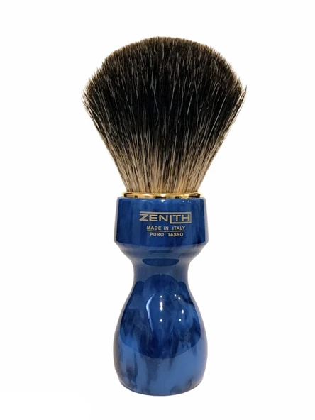 Zenith Barber tıraş fırçası, %100 gerçek Mançurya porsuk kılı (en iyi porsuk kılı) - Porsuk - Made in Italy - hediye kutusuyla birlikte ürün görseli 1
