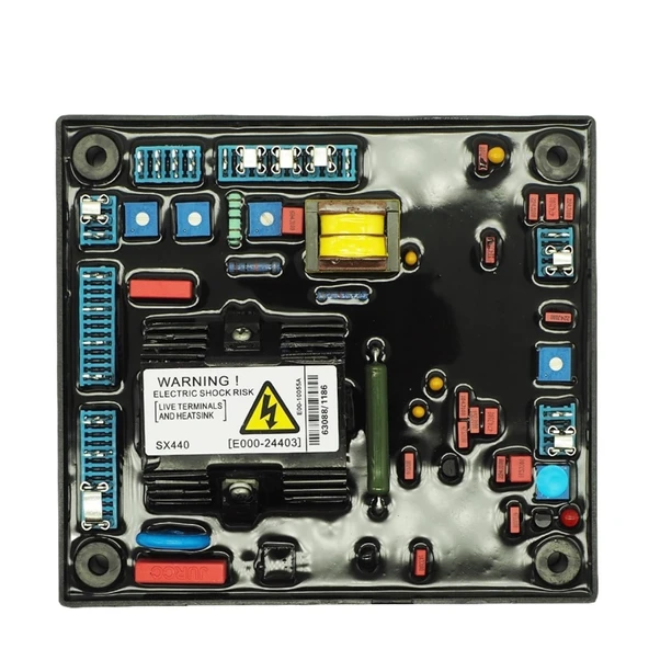 SX440 Otomatik Voltaj Regülatörü Kırmızı Kondansatör Otomatik Voltaj Regülatörü ürün görseli 1