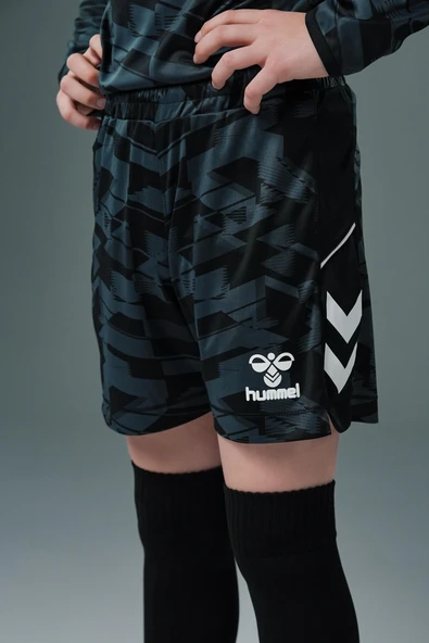 Hummel Line Kaleci Şort Siyah Çocuk - Resim 2