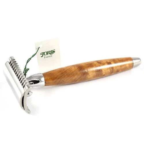 Joris Classic çift kenarlı tıraş makinesi, paladyum kaplamalı, saplı ürün görseli 1