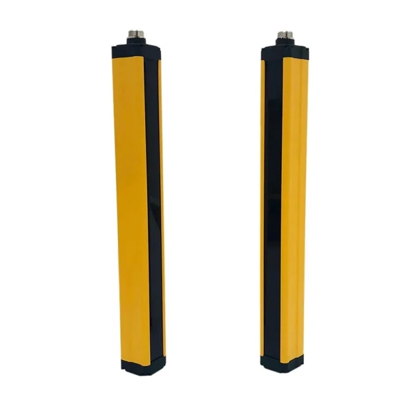 UOUOBEAR 40mm 10 Işınlar Yumruk Fotoelektrik Koruma El Verici Alıcı Güvenlik Işık Perdesi Güvenlik Izgarası DC24V NPN/PNP Çıkışı (Maksimum tarama 10 m, PNP) ürün görseli 1