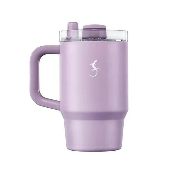 Lurch - “Big Cup” 0.8 L Lila, Paslanmaz Çelik Termos - Uzatılabilir Pipetli, Çift Cidarlı, Sızdırmaz - 270975 ürün görseli 1