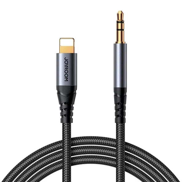Joyroom SY-A06 Ses Aktarım Çevirici AUX Audio Kablo Lightning’den 3.5mm ürün görseli 1
