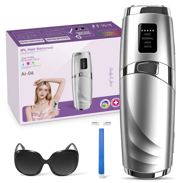 Soğutma fonksiyonlu Mulbijeo IPL cihazı epilasyon lazeri, MAX 21J, 999.999 ışık atımı, kadınlar, erkekler, koltuk altı, bikini, bacaklar, vücut için ağrısız IPL epilasyon cihazı ürün görseli 1