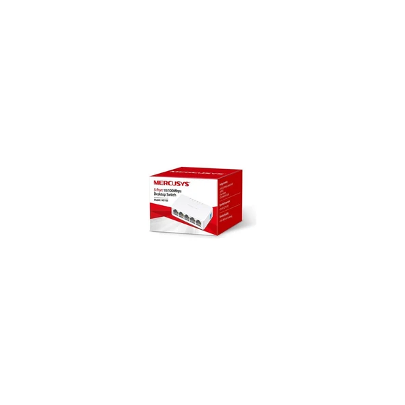 Mercusys Ms105 5-port 10/100mbps Desktop Switch - Resim 2