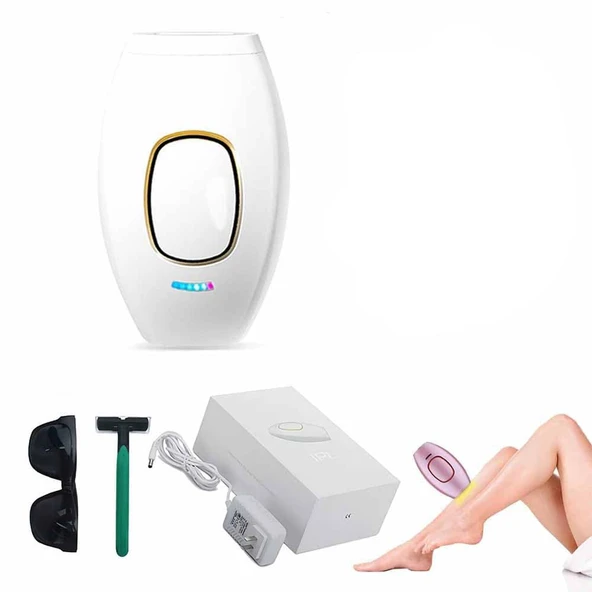 Luxderm Glowora Silk3 IPL Epilatör Lazer Kalıcı Epilasyon Lazer Epilatör 5 Enerji Seviyesi 2 Mod IPL Epilatör Kadın Koltuk Altı Bacaklar Vücut ürün görseli 1