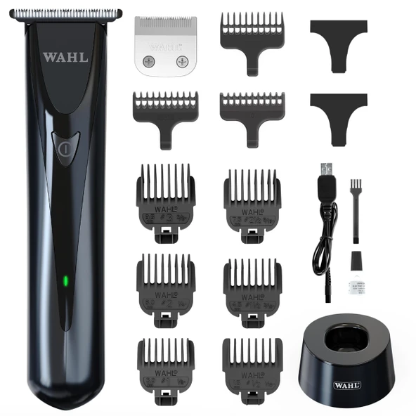 Wahl Chromini Duo Akülü Saç Kesme Makinesi, U Bıçaklı ve T Bıçaklı, Berberler için Hassas Detay Düzeltici, Yakın Kesim, Çizgiler ve Kenarlar, Hafif Ergonomik Tasarım, Şarj Edilebilir ürün görseli 1