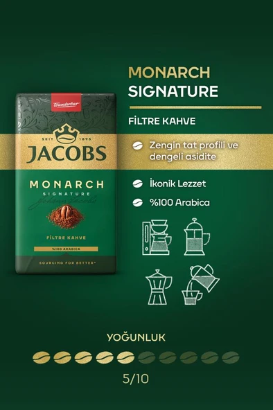 Jacobs Monarch Filtre Kahve 250gr - Resim 2