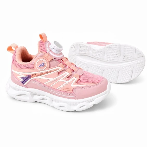 PROMAX SPİN AKILLI BAĞCIKLI KOLAY GİYİLEBİLİR ÇOCUK SPOR AYAKKABI PEMBE 31-35 ürün görseli 1