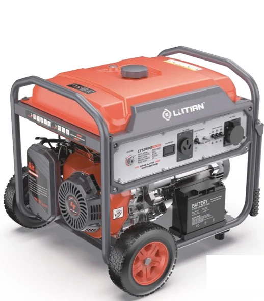 Lutian LT10000EDDG Benzinli Dual Power Jeneratör 10 kVA Çift Güç Marşlı ürün görseli 1