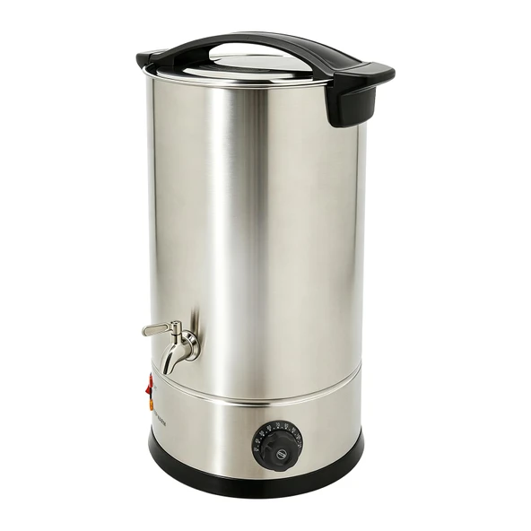 Balmumu eritme fırını, 304 paslanmaz çelikten yapılmış 15L balmumu eritici, balmumu ısıtıcısı 1800W, sıcaklık 30-110°C ayarlanabilir, musluklu, salon, mum yapımı, DIY için ürün görseli 1