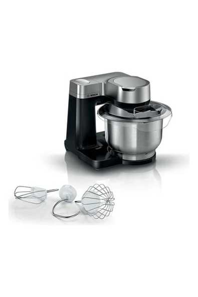 Bosch MUMS2VM00 Serie 2, Mutfak Makinesi, MUM, 900 W, Siyah, Gümüş ürün görseli 1