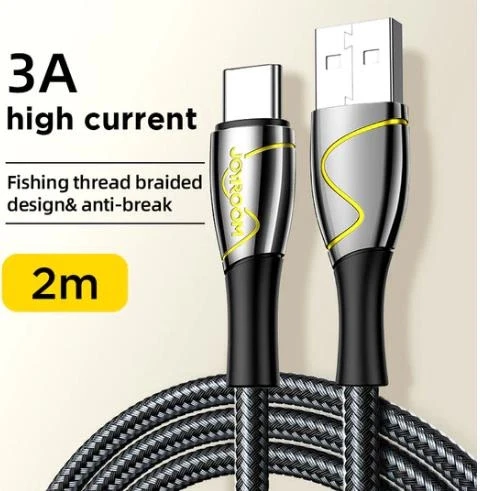 Joyroom 2 mt Usb Lighting Metal Kopmaz Kablo ürün görseli 1