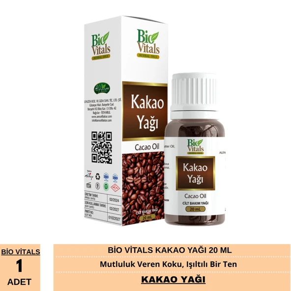 Bio Vitals Kakao Yağı 20 ml - Resim 2