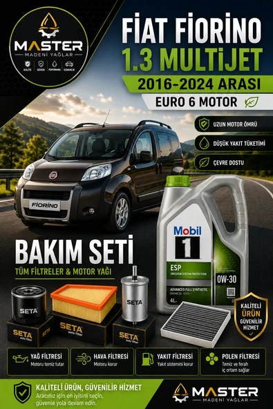 Fiat Fiorino 1.3 Multijet Mobil 1 ESP 0w30 4lt Md0020 ürün görseli 1