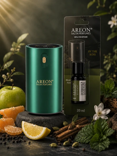 Areon Aromatik Difüzör Yeşil (Klasik Metal) + By The Boss ürün görseli 1