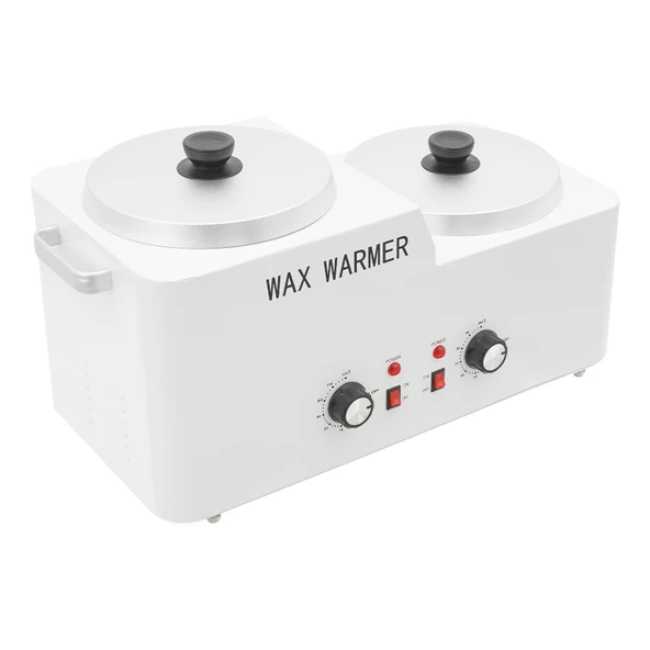 Ağda ısıtıcı ağda, çift ağda ısıtıcı 600W 220-240V, ev kuaför salonu için elektrikli ağda eritici 9L 50-120°C sıcaklık kontrolü ürün görseli 1