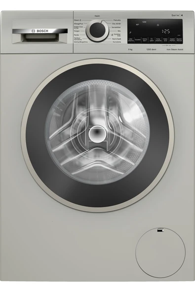 Bosch Wga142zxtr 9 Kg 1200 Devir Gri Çamaşır Makinesi ürün görseli 1