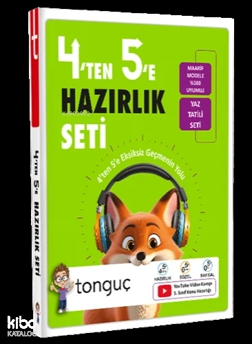 Tonguç 4 ten 5 e Hazırlık Seti Yaz Tatili Seti ürün görseli 1