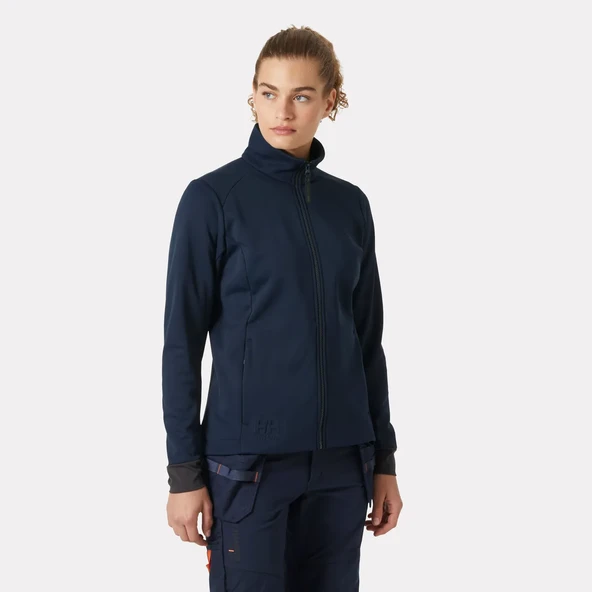 Helly Hansen Workwear Tech Midlayer 72381 Kadın Polar Ceket - Resim 2
