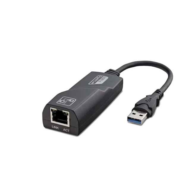 Ethernet Card Usb3.0 1000Mbps Siyah HDX5265 ürün görseli 1