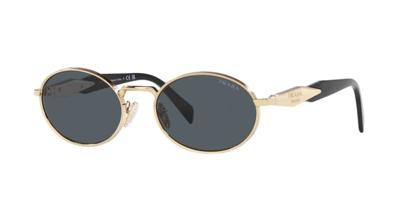 Prada PR 65ZS Kadın Güneş Gözlüğü ZVN09T Pale Gold Dark Grey 55 Ekartman ürün görseli 1