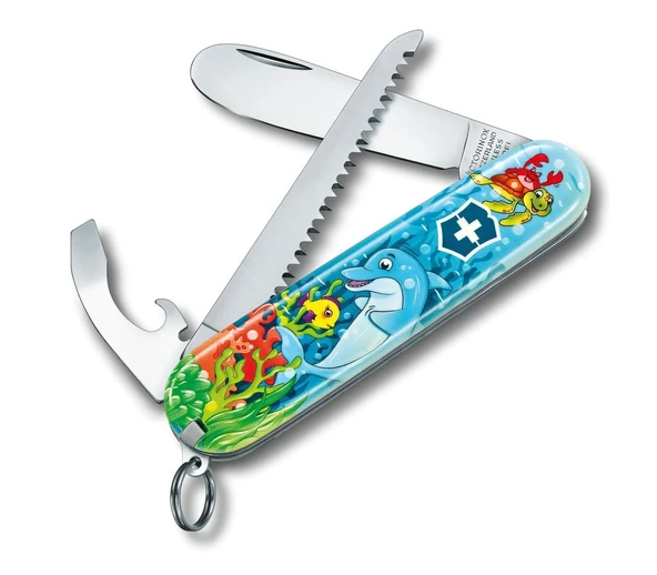 ​Victorinox 0.2373.E1 My First Victorinox Yunus Desenli Çakı ve Boyama Kitabı ürün görseli 1