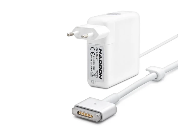 20V 4.25A 85W Laptop Adaptörü - T Tip - Macbook Uyumlu - Beyaz HD795 ürün görseli 1