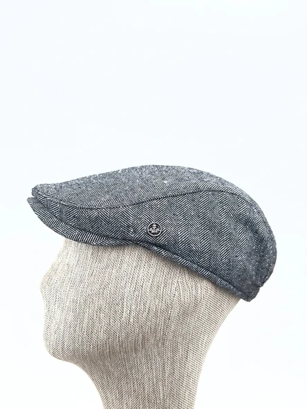 Kışlık Kasket Şapka – Peaky Blinders Tasarım, Kaşe Kumaş Bedensiz Lastikli Model ürün görseli 1