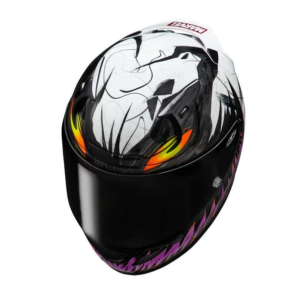 KASK HJC RPHA12 ANTI VENOM 2 MARVEL MC8 - Resim 2